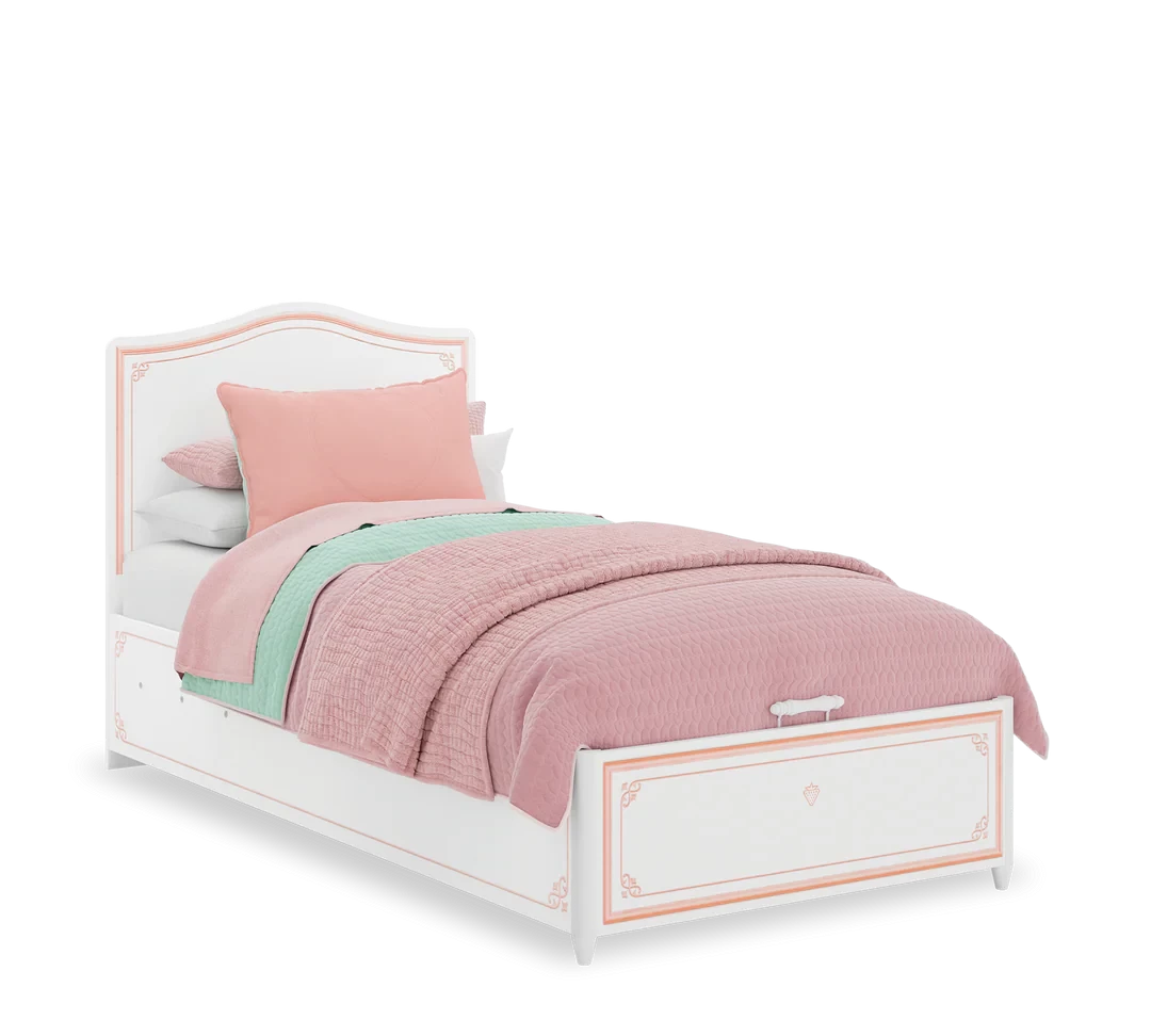 Selena Pink Storage Bed