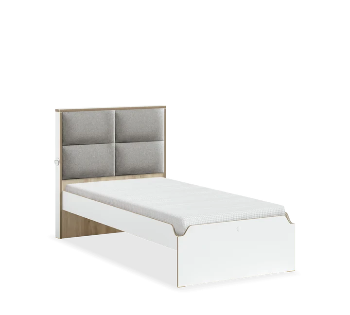 Modera Bedstead with Fabric Headboard (120x200 cm)