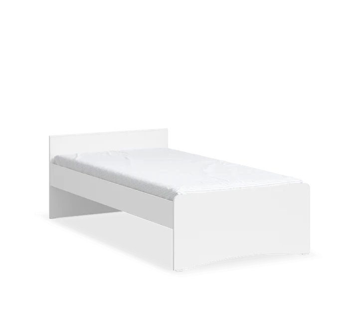 White Bed Without Headboard (120x200 cm)