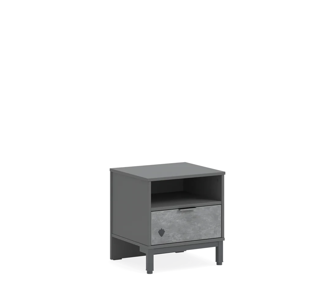 Space Gray Nightstand