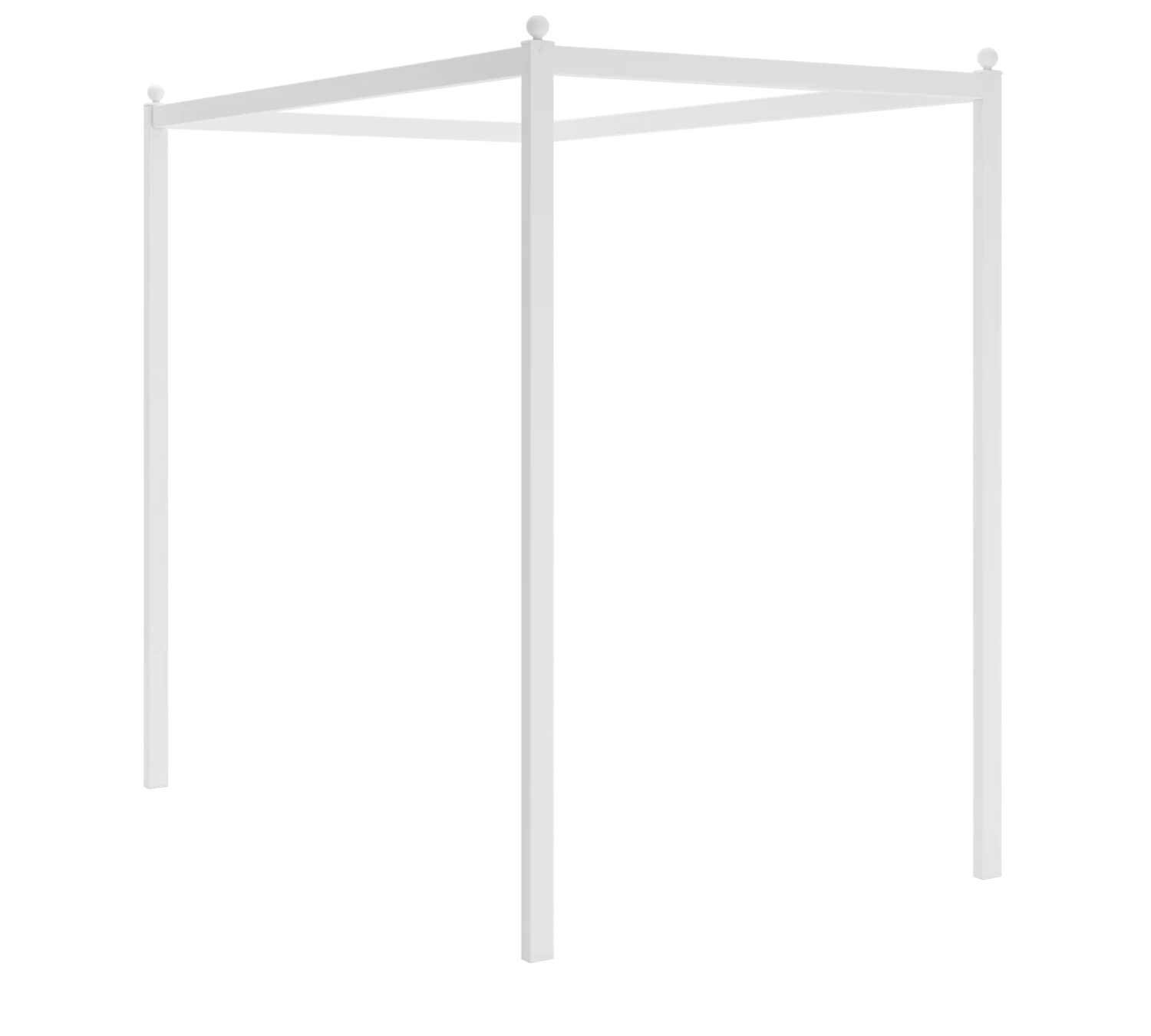 Rustic White Mosquito Net Hanger (100x200 cm)
