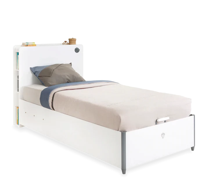 White Base Bed (100x200 cm)