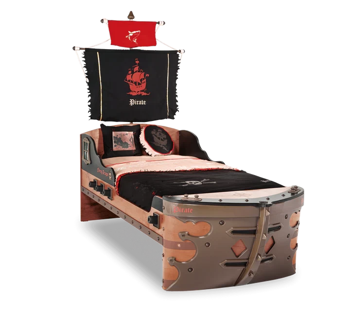 Pirate Ship Bed (90x190 cm)