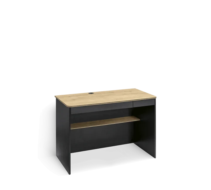 Black Narrow Study Desk