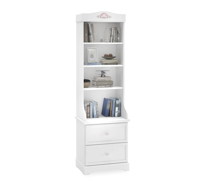 Rustic White Nightstand