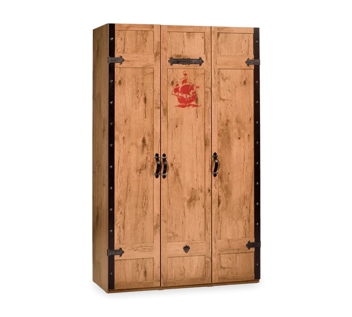 Pirate 3 Doors Wardrobe
