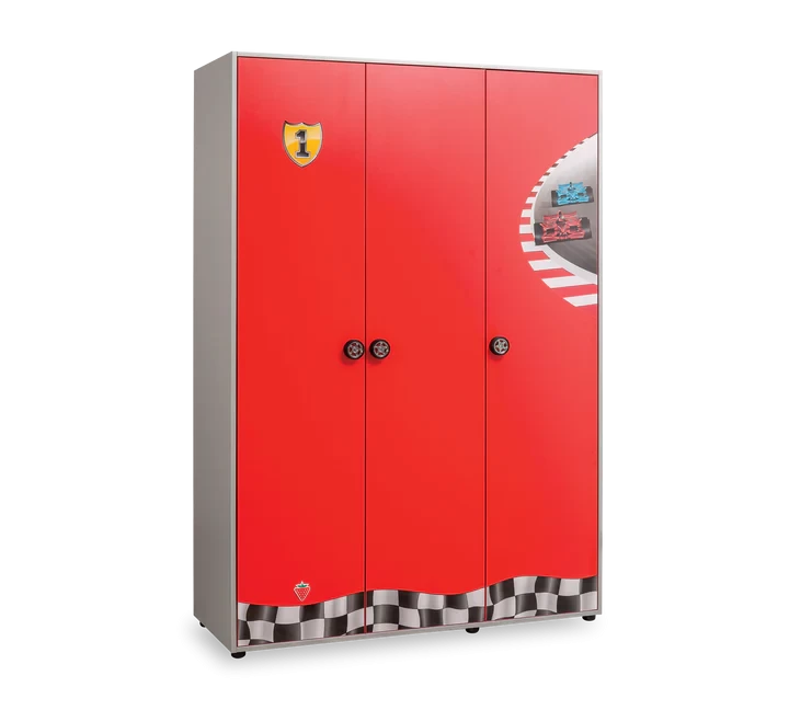 Race Cup 3 Doors Wardrobe