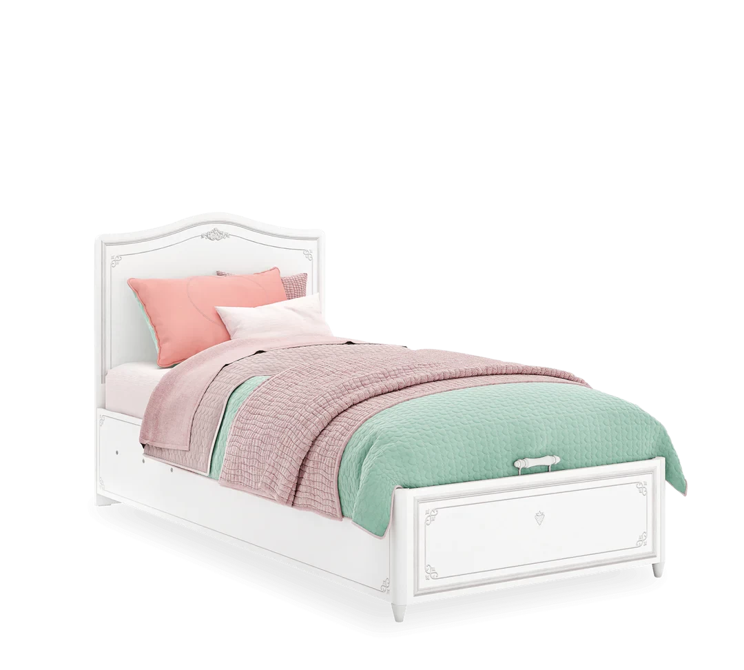 Selena Gray Storage Bed