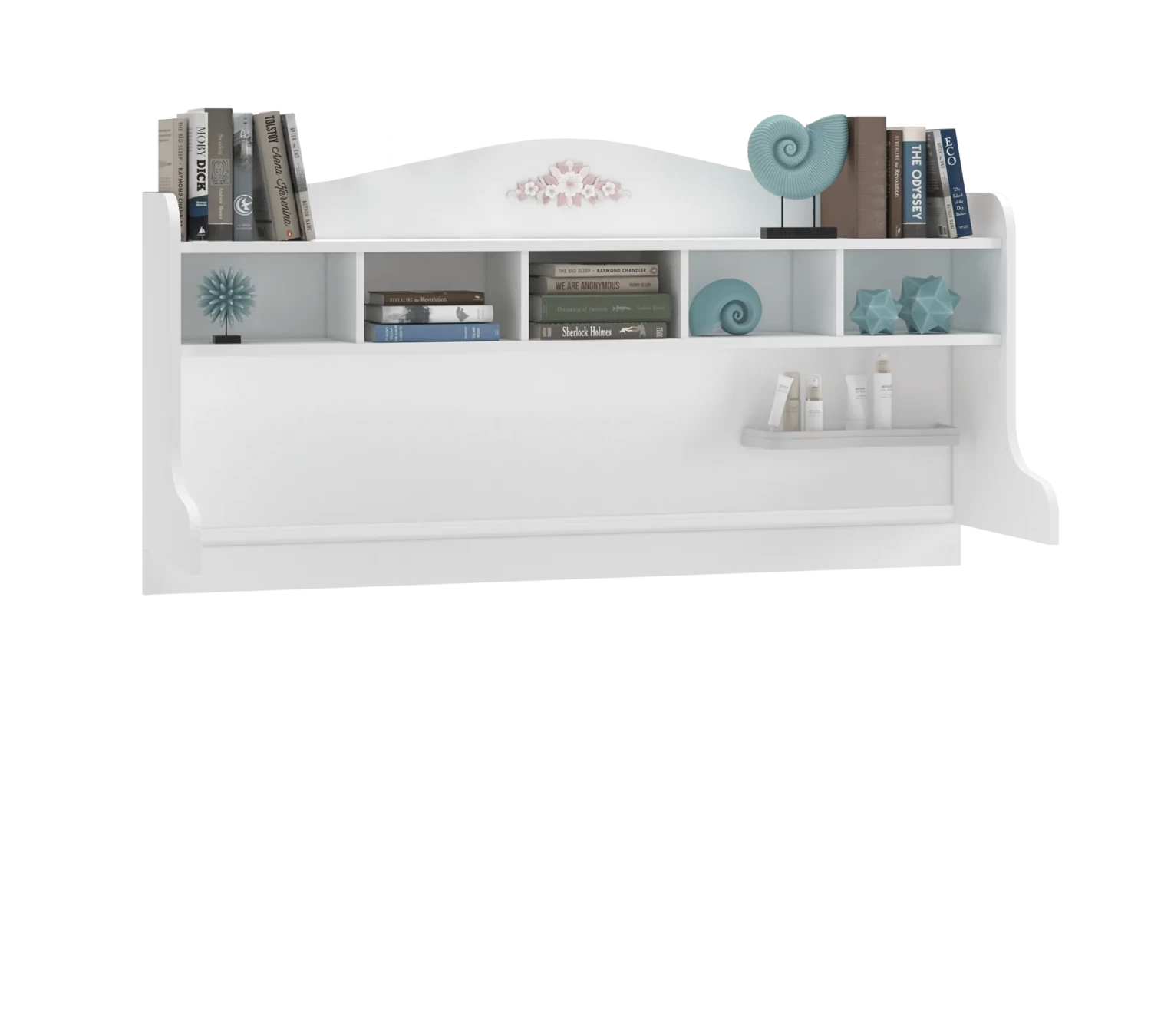 Rustic White Study Unit