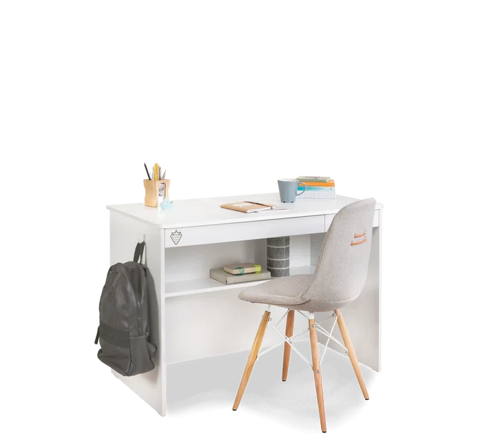 White Study Desk