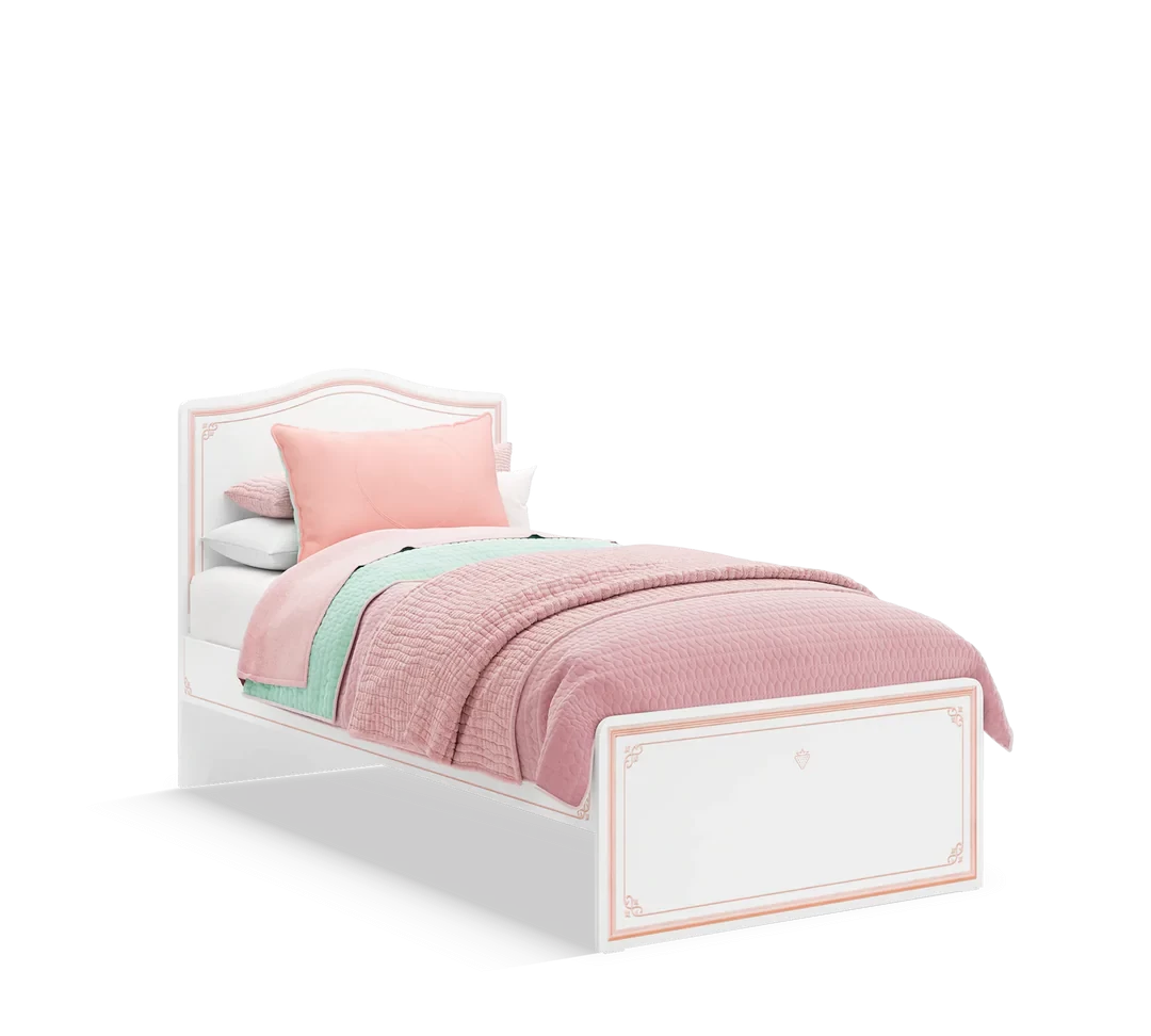 Selena Pink Bedstead (100x200 cm)
